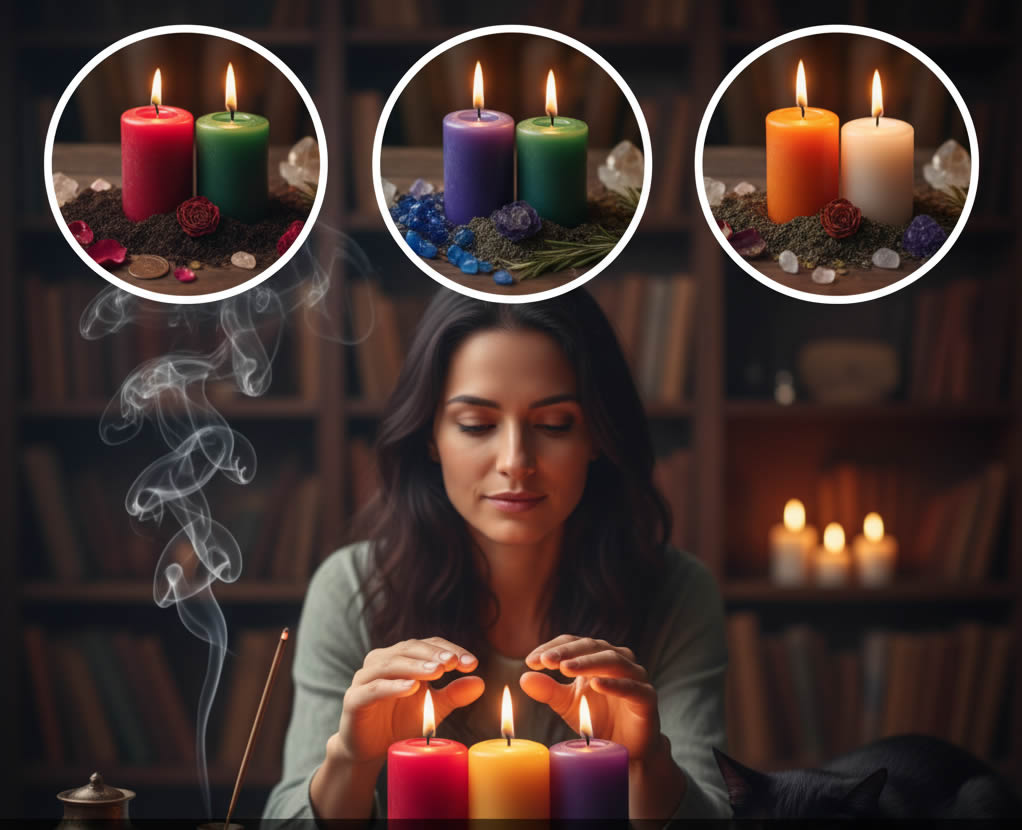 Velas de colores, significado