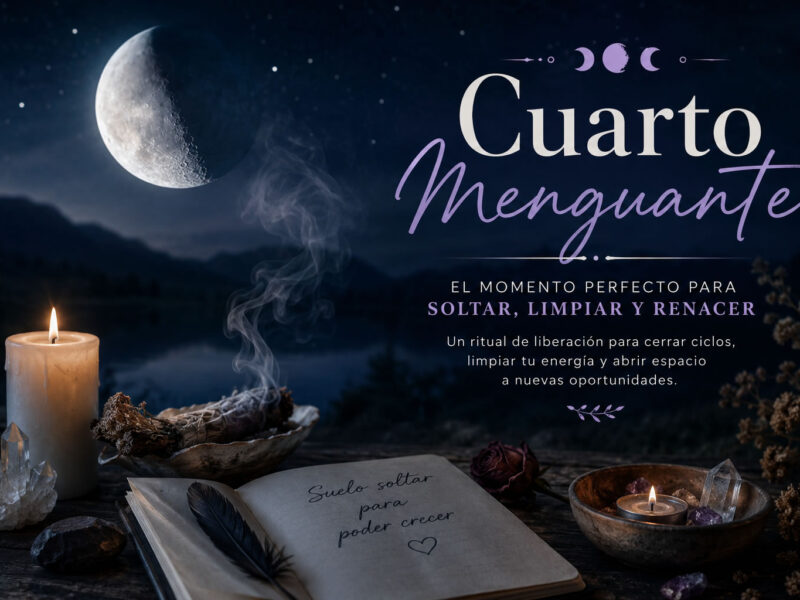 Ciclo lunar cuarto menguante